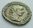 Coin  Roman Antoninianus 240-243  Gordian Iii  Silver  art 4248 