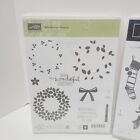 Lot Of 4 Stampin Up Stamp Sets Holiday Winter Christmas Themed  9  11  14  6
