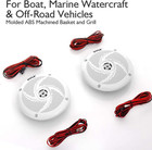 Marine Speakers - 6 5 Inch 2 Way Waterproof And Weather Resistant