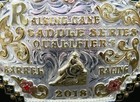 Raising Cane Saddle Series Qualifiers Barrel Racing 2018 Trophy Belt Buckle