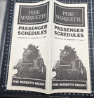 02 17 1946 Pere Marquette Railroad Public Timetable