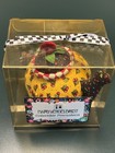 Mary Engelbreit Collectible Pin Cushion Teapot Shaped 2001 Cherry Pattern