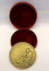 1909 Tiffany   Co  Bronze Medal Cooper Union Science Art Stunning Detail W  Case