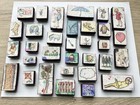 Vtg Classic Winnie The Pooh Rubber Stamp Lot Disney All Night Media Foam 32 Pc