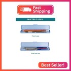 Foosi 2 Pack Small Pencil Box Plastic Pencil Case   Pencil Cases For Adults penc