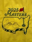 Rory Mcilroy Signed Autographed 2025 Masters Flag Grand Slam Psa Dna Coa