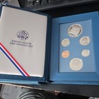 1987-s Us Mint Prestige Proof Set Constitution Silver Dollar 6 Coin W  Box   Coa