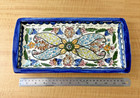 Vintage Pottery   Ceramic Decorative Platter  Handmade In Jerusalem