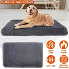 S- Xl Size Dog Mat Crate Pad Long Plush Soft Pet Beds Machine Washable Anti-slip