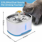 Stainless Steel Safety Pet Water Dispenser Fountain Cat Dog Drinking Bowl Pump