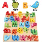 3-pack Wooden Puzzles  Lower Case Letter And Numbers Learning For Kids Ages 2- 5