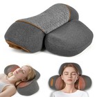 Ergonomic Neck Massager With Heat - 3-in-1 Cervical Pillow For Pain Relief  Port