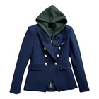 Nwt Brunne Dickey Compatible With Veronica Beard Blazer Jacket Hoodie Sz 00-14