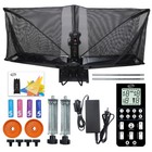Automatic Table Tennis Robot W  Foldable Net Ping Pong Training Machine Spinning