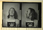 Found Photo Vintage Mug Shot Crime Rap Sheet Riverside County La Ca 1970 s