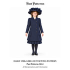 Early 1900s Girls Suit Sewing Pattern Age 10 Edwardian Past Patterns 2614