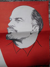 Vintage 1973 Soviet Union Propaganda Poster Vladimir Lenin Communism Dolgorukov