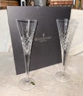 New Boxed Set 2 Waterford     Happy Celebrations    Champagne Toasting Flutes  11    T
