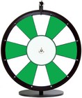 24  Green And White Color Dry Erase Prize Wheel On A Table Stand  Made In Usa   