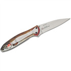Kershaw Leek Rainbow Trout Assisted Open Liner Lock Drop Point Blade Edc Folding
