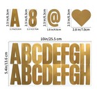 2 5 Inch Mailbox Numbers And Letters Stickers 12 Sheets Self Adhesive Sticker   