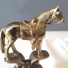 Vintage Horse Gold Trophy Topper   Metal-heavy 14 7 Oz  See Details For History 