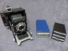 Graflex Century Graphic Camera 2 1 4 X 3 1 4 Voightlander Color Skopar 105mm 3 5