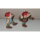 Vintage Vigor Pixie Elf Figurines Set Of 2 Mini Gnome Troll 2 25 