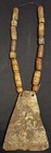 Ojuelos De Jalisco Authentic Ancient Alien Stone Carved Buga Pendent W beads        