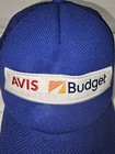 Avis Budget Car Rental Company Logo Employee Mesh Hat Cap Adjustable Rare Htf