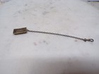 Glp George L Paine Co Sterling Beltogram Art Deco Belt Loop Chain 6  Grams