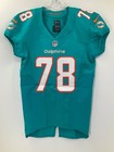  78 Laremy Tunsil Miami Dolphins Game Used Nike Jersey Sz 46 Yr 2014