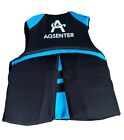 Adult Life Jacket Swimming Surfing Fishing Floating Pfd Vest Blue