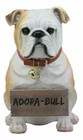 Ebros Max Realistic Large English Bulldog Statue Adorable Sitting Dog 12  Tall