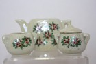 Vintage Children   s Doll China Tea Set   H Kato    Made In Occupied Japan