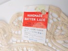 Vintage Handmade Batten Lace Collar 14  X 18  New With Tag China 1980s