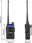 Long Range 100 Mile Walkie Talkie Two Way Radio Charge Headset Waterproof 2 Pack