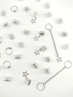 32pcs Star Dreadlock Hair Cuffs Braids Jewelry Accessories Set Braids For Women