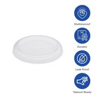 Karat 1oz Squat-2oz Pet Plastic Portion Cup Lids - 2 500 Ct  Fp-pl200-pet
