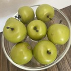 8 Green Apples  Realistic Artificial Faux Fake Fruit Small Kitchen Decor Fall