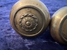 Antique Victorian Ornate Cast Brass Door Knob Lot Vintage Reclaimed Hardware