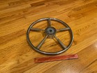 Vintage Nautical Maritime Metal   Wood Ship Wheel Boat Wheel - Unique Style Look
