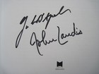 Signed By John Landis - Book On The Films Of John Landis - First Edition As New