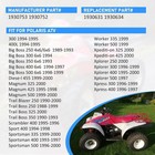 Front Left   Right Brake Hose Line For Polaris Sportsman Magnum Trail Boss