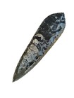 10  Black Obsidian Spearhead Replica Hand Knapped Arrowhead Leaf Point Stone