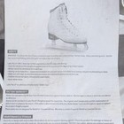 Lake Placid Women s White Figure Skates Lace Closure For Ice Skating