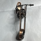 Retro Collectible Metal Motorcycle Model Handmade Motorbike Sculpture Home Decor