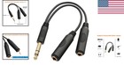 6 35mm 1 4 Inch Jack Splitter Cable For High-fidelity Audio Sharing