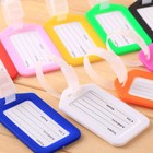 10pcs Luggage Tag Baggage Handbag Id Tag Suitcase Tag Name Holder For Traveling