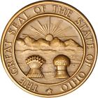 Wright Brothers Bronze Medal Ohio State Seal Medallic Art Co  - Free Shipping
